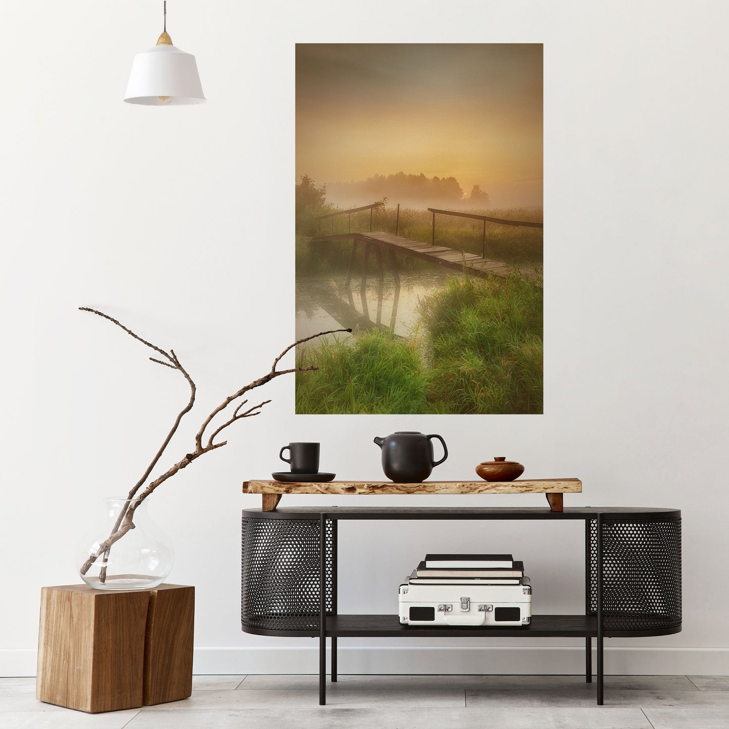 DREAMY HAZE Poster verticale staccabile e attaccabile