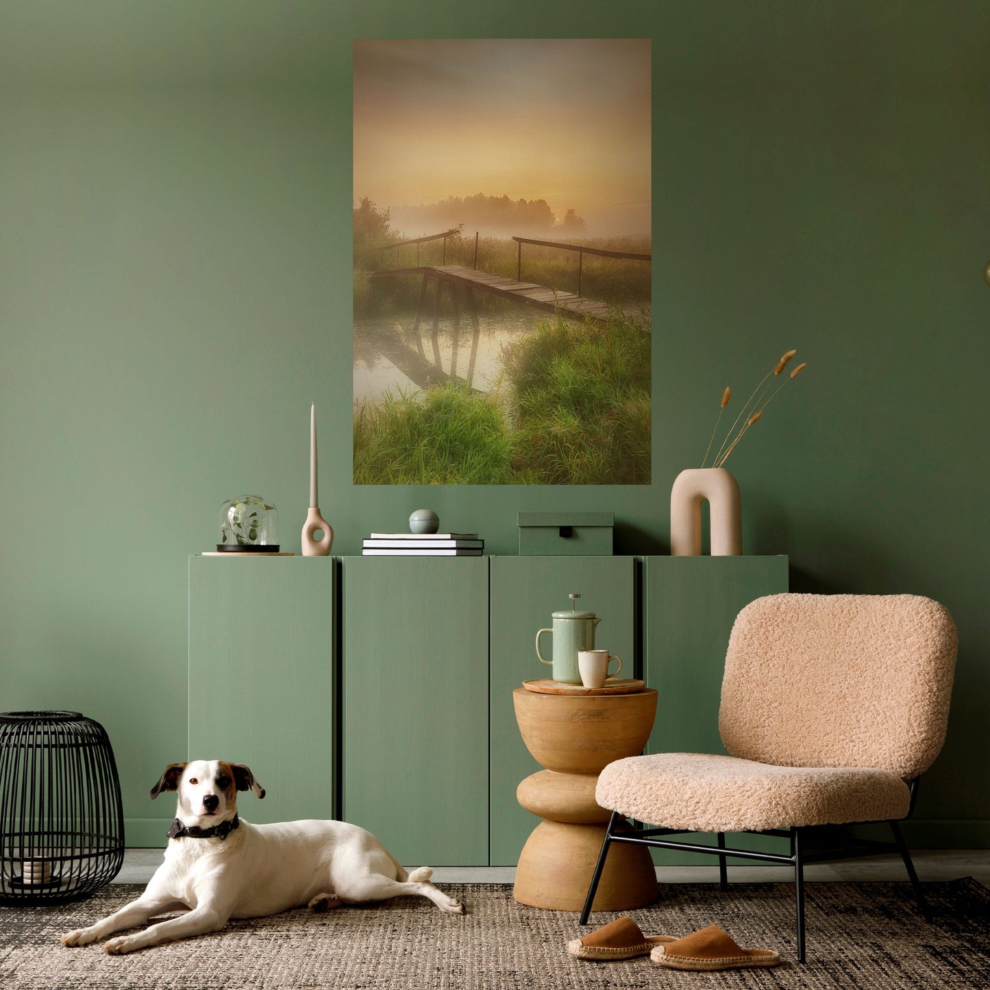 DREAMY HAZE Poster verticale staccabile e attaccabile