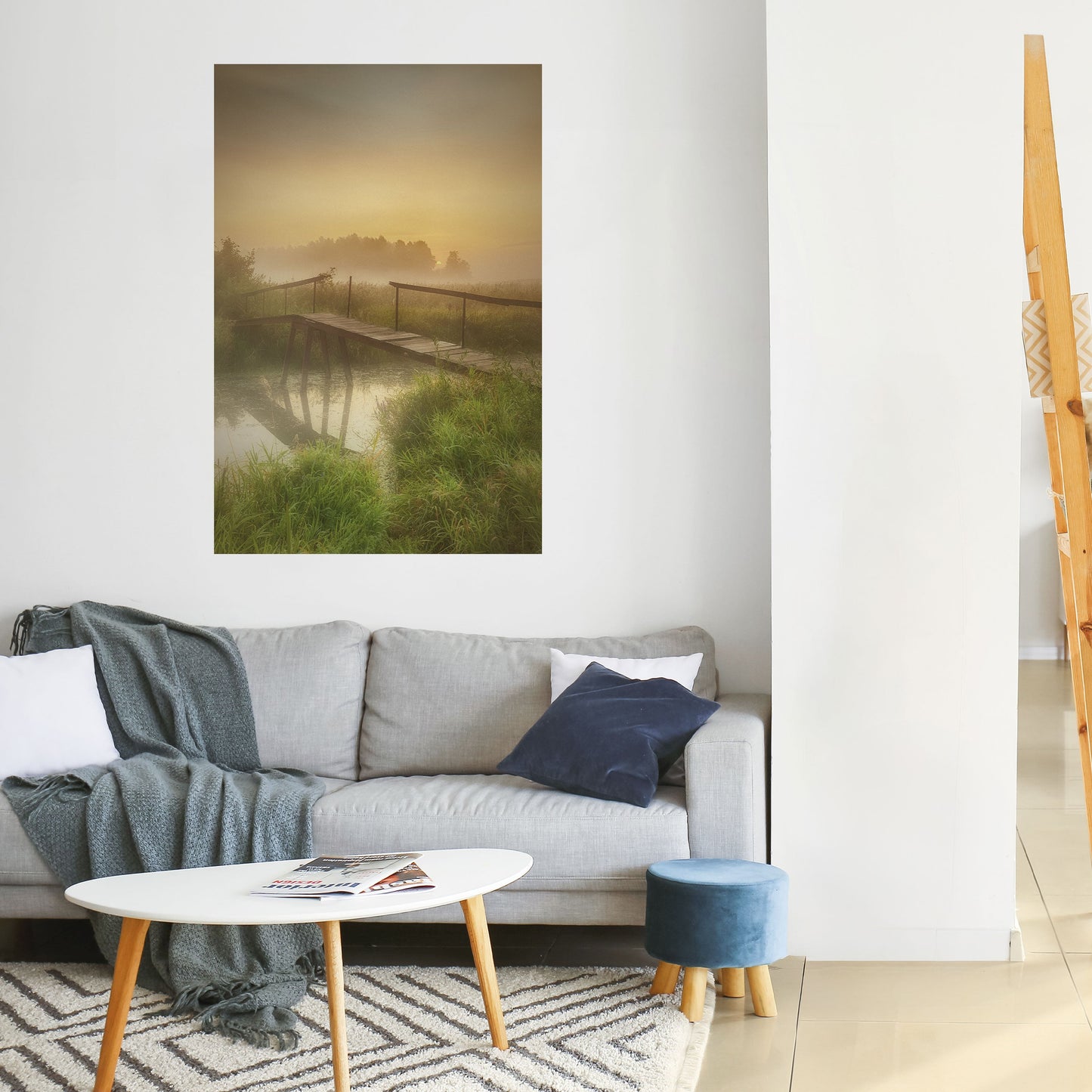 DREAMY HAZE Poster verticale staccabile e attaccabile