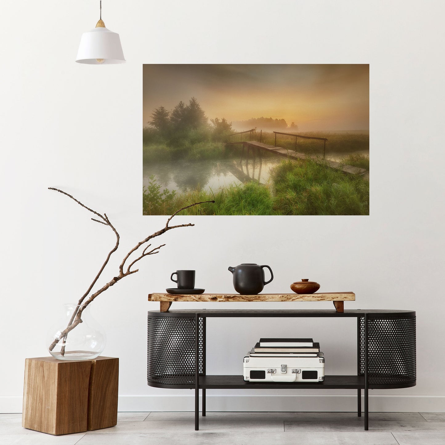 DREAMY HAZE Poster orizzontale staccabile e attaccabile