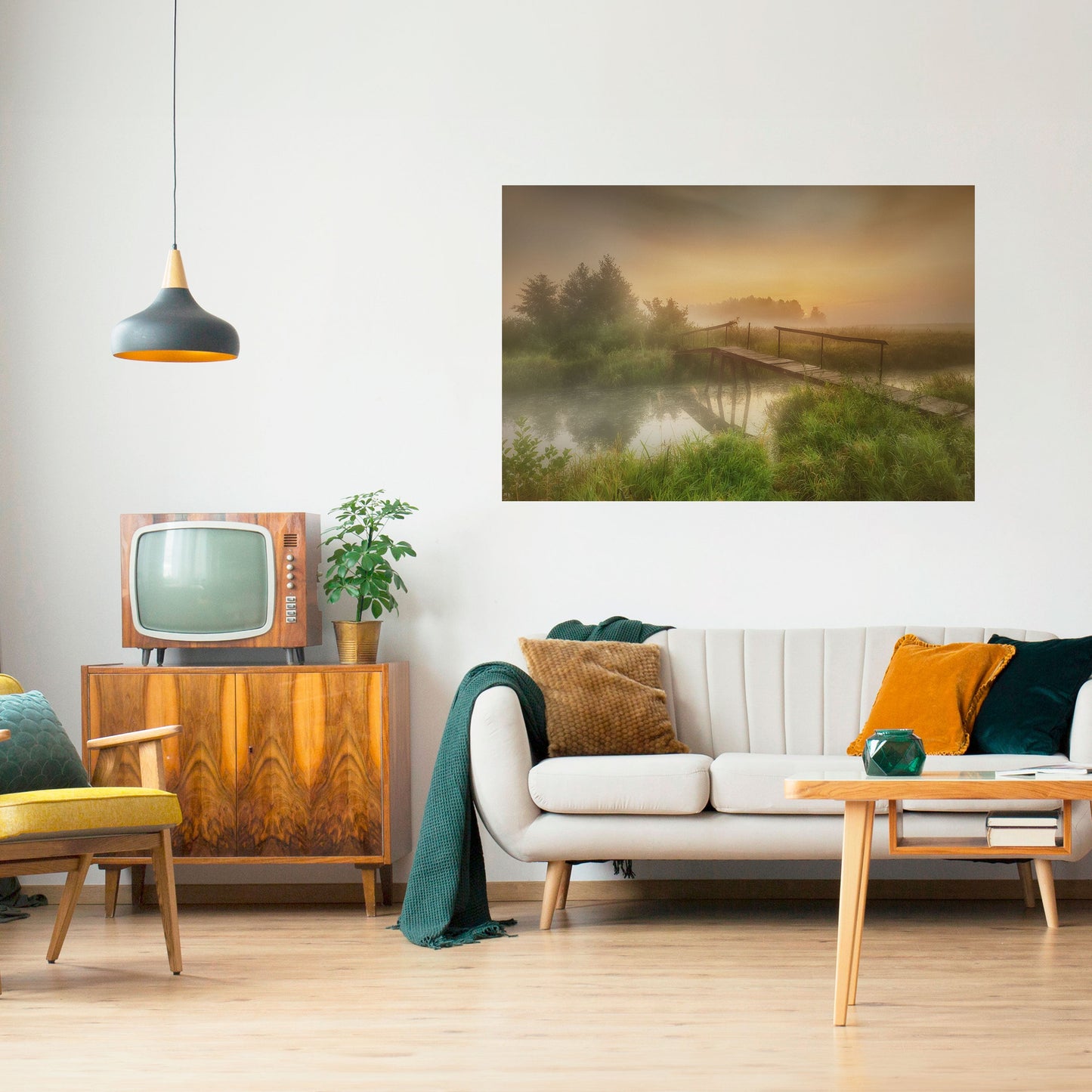 DREAMY HAZE Poster orizzontale staccabile e attaccabile