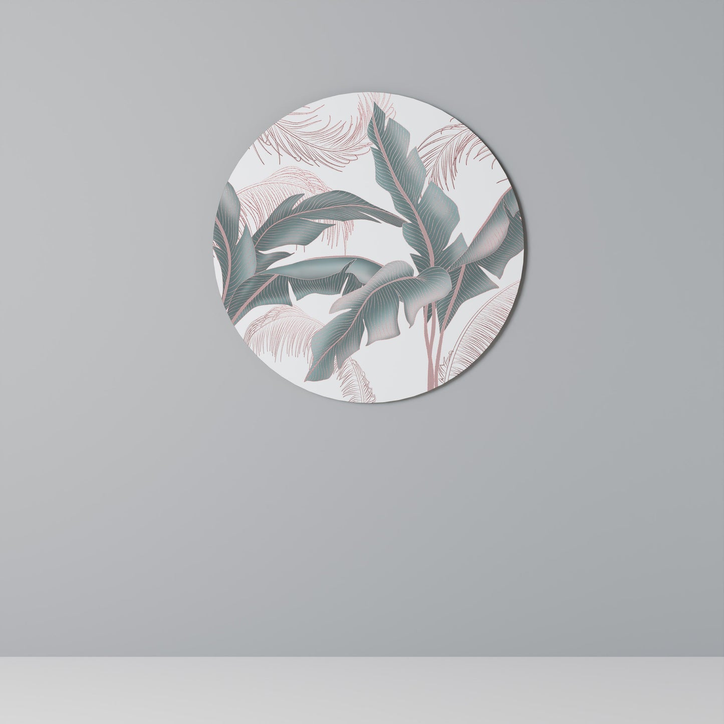 DELICATE BLISS Round Wall Art