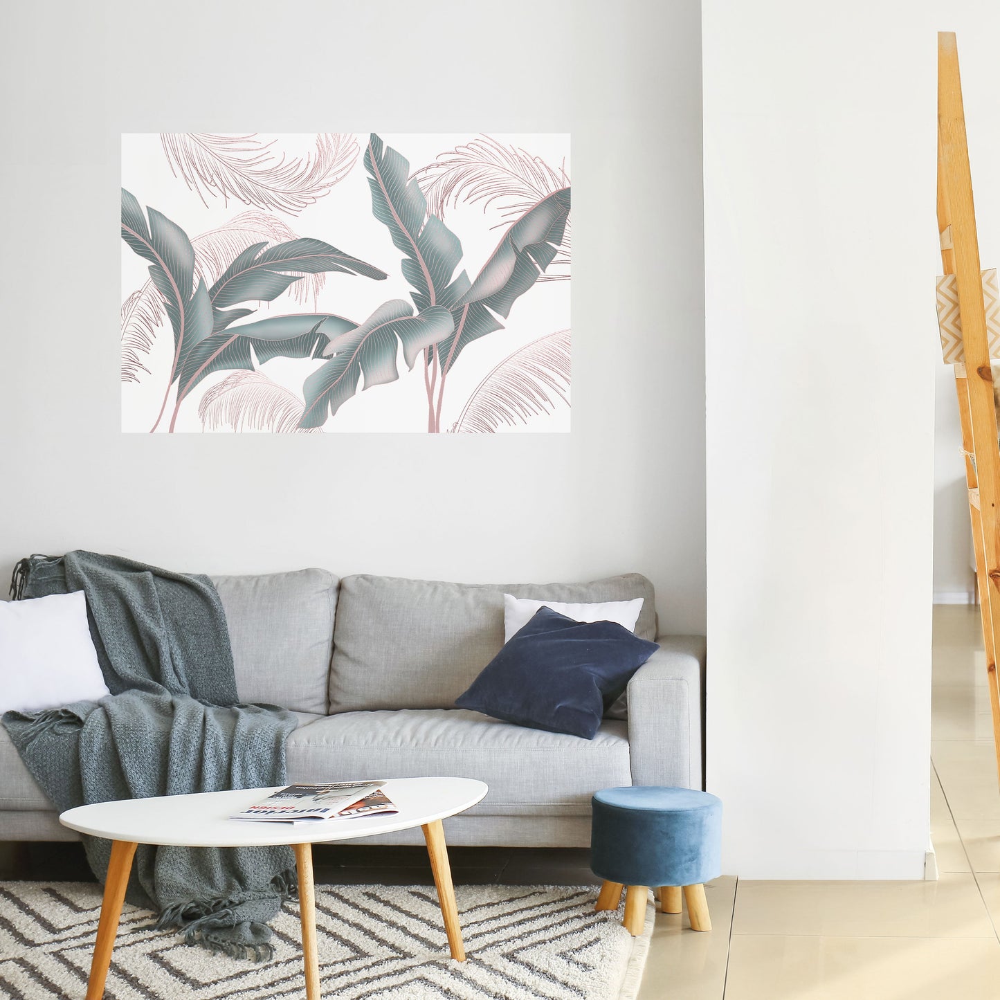 DELICATE BLISS Poster orizzontale staccabile e attaccabile
