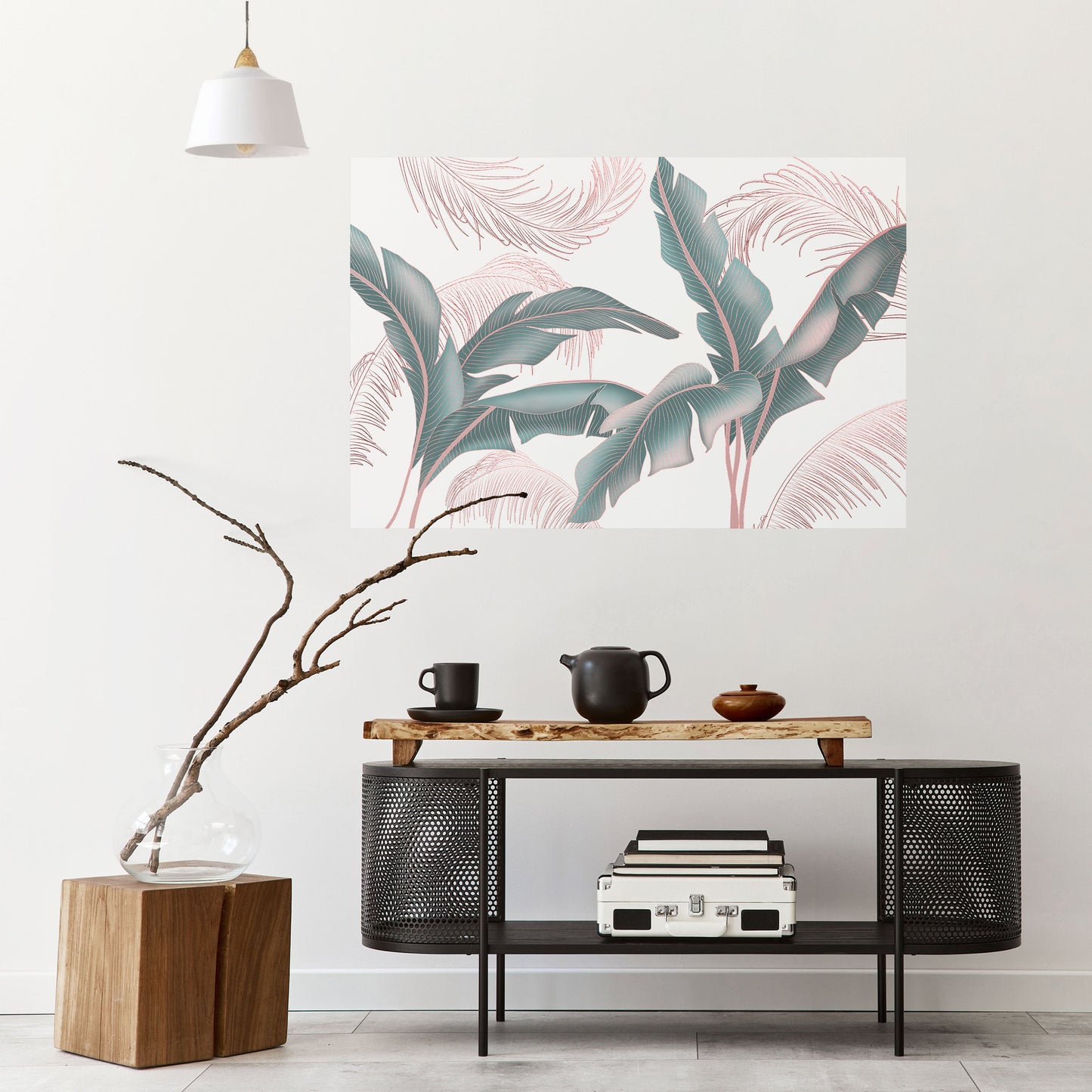 DELICATE BLISS Poster orizzontale staccabile e attaccabile