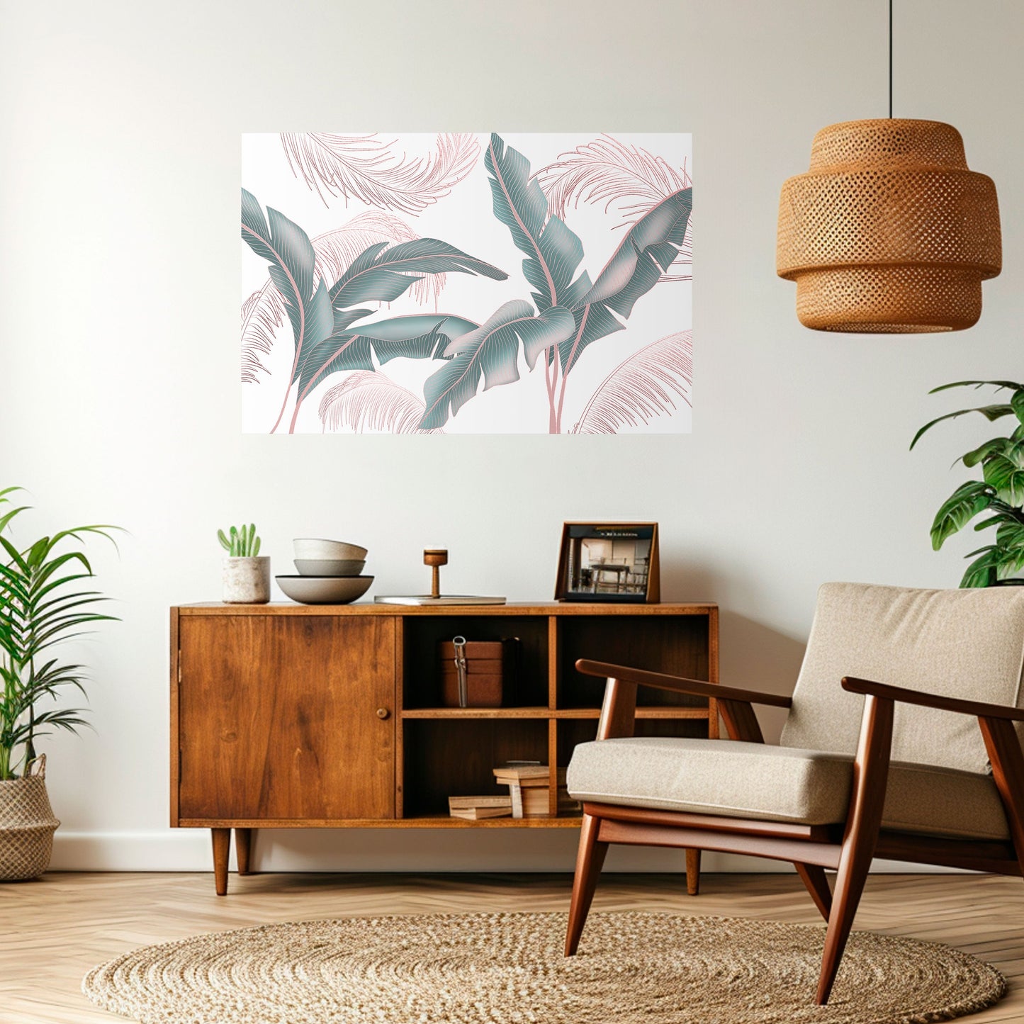 DELICATE BLISS Poster orizzontale staccabile e attaccabile