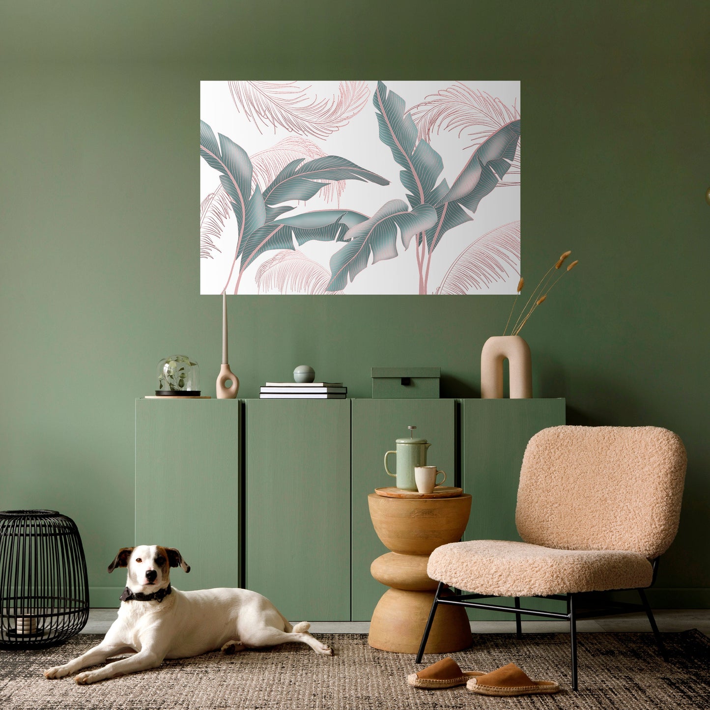 DELICATE BLISS Poster orizzontale staccabile e attaccabile