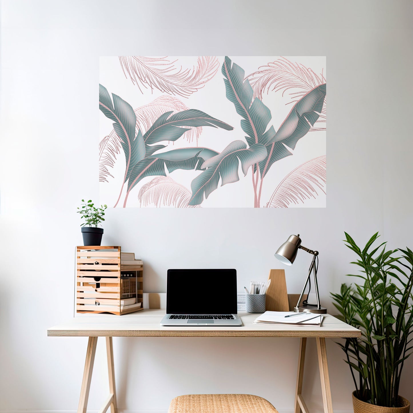 DELICATE BLISS Poster orizzontale staccabile e attaccabile