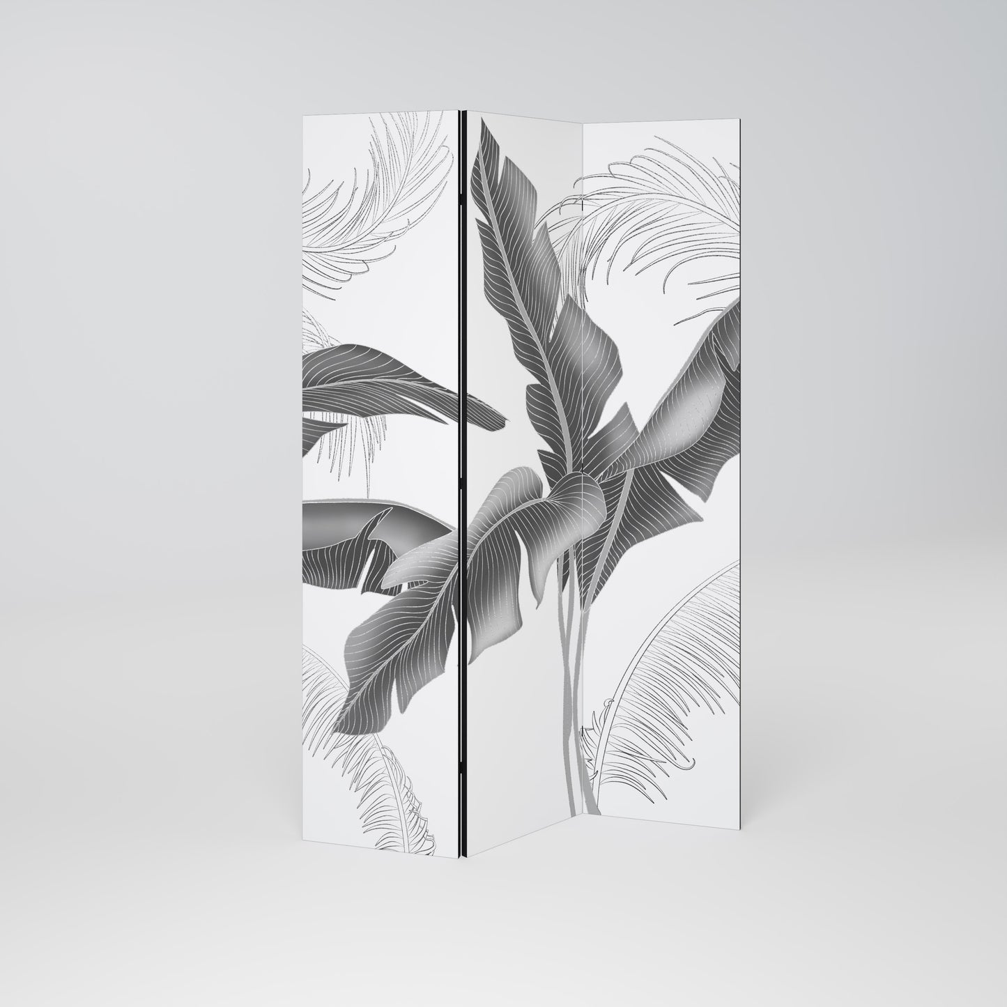 Divisorio decorativo per ambienti a 3 pannelli CALM ALLURE