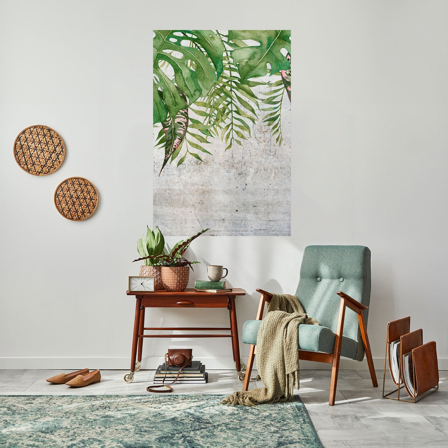 Poster verticale staccabile e attaccabile URBAN TROPICS
