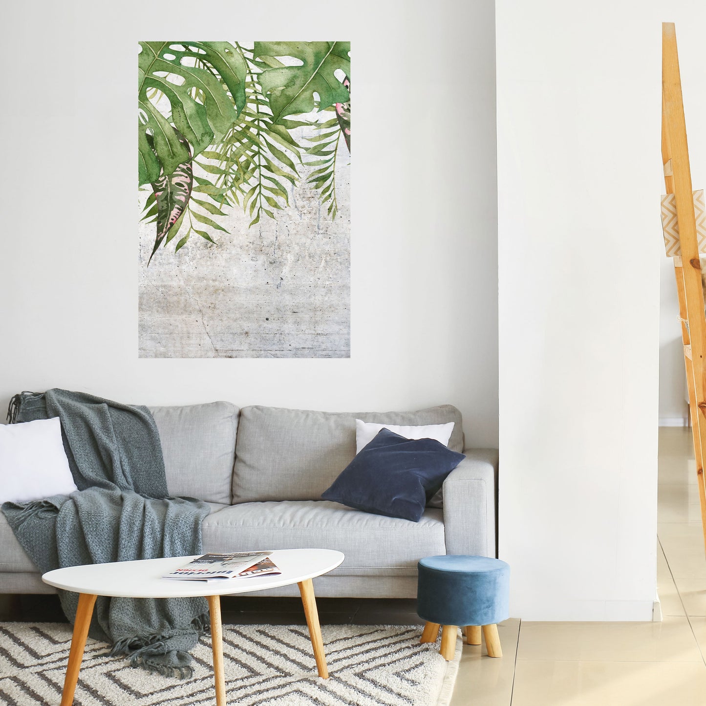 Poster verticale staccabile e attaccabile URBAN TROPICS