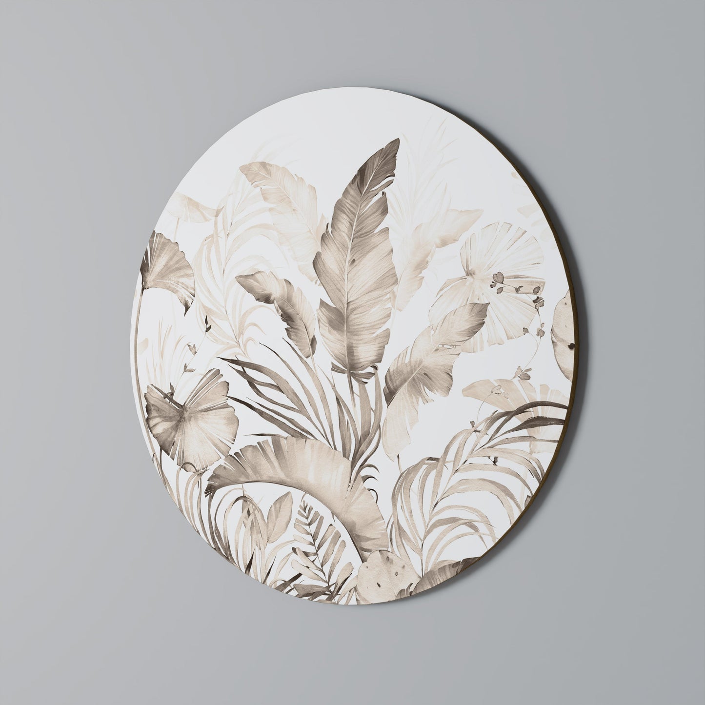 WILD TENDERNESS Round Wall Art