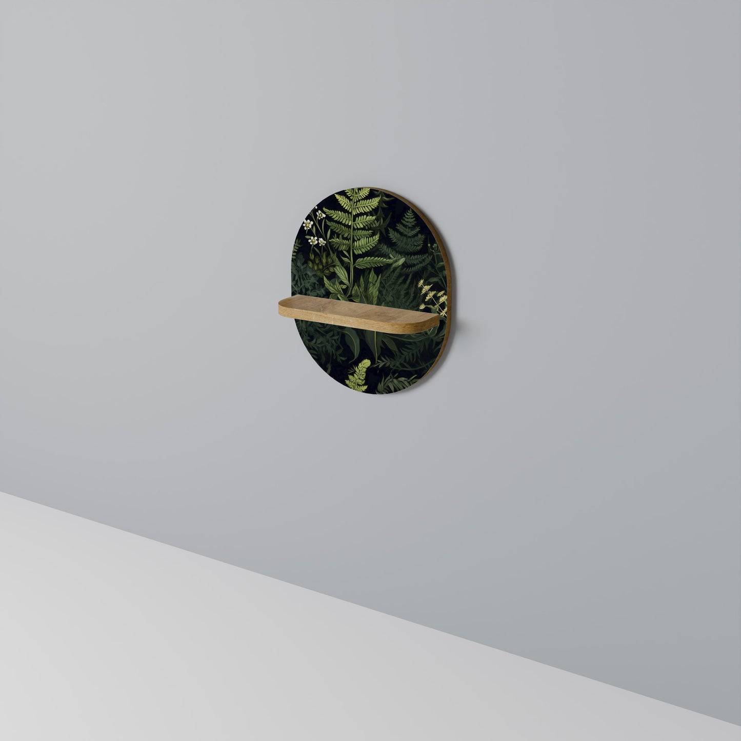 FOREST WONDERS Mensola ovale per opere d'arte in effetto rovere