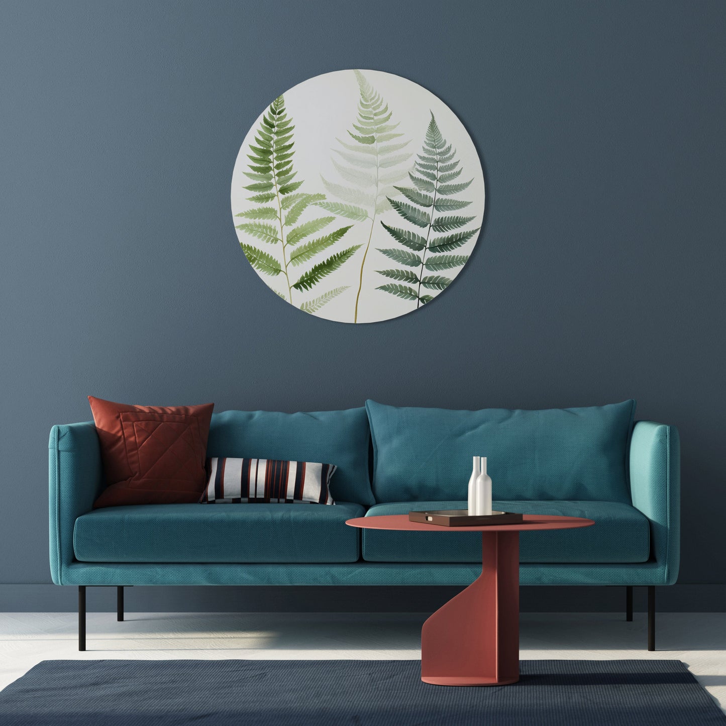 FERN MAJESTY Round Wall Art