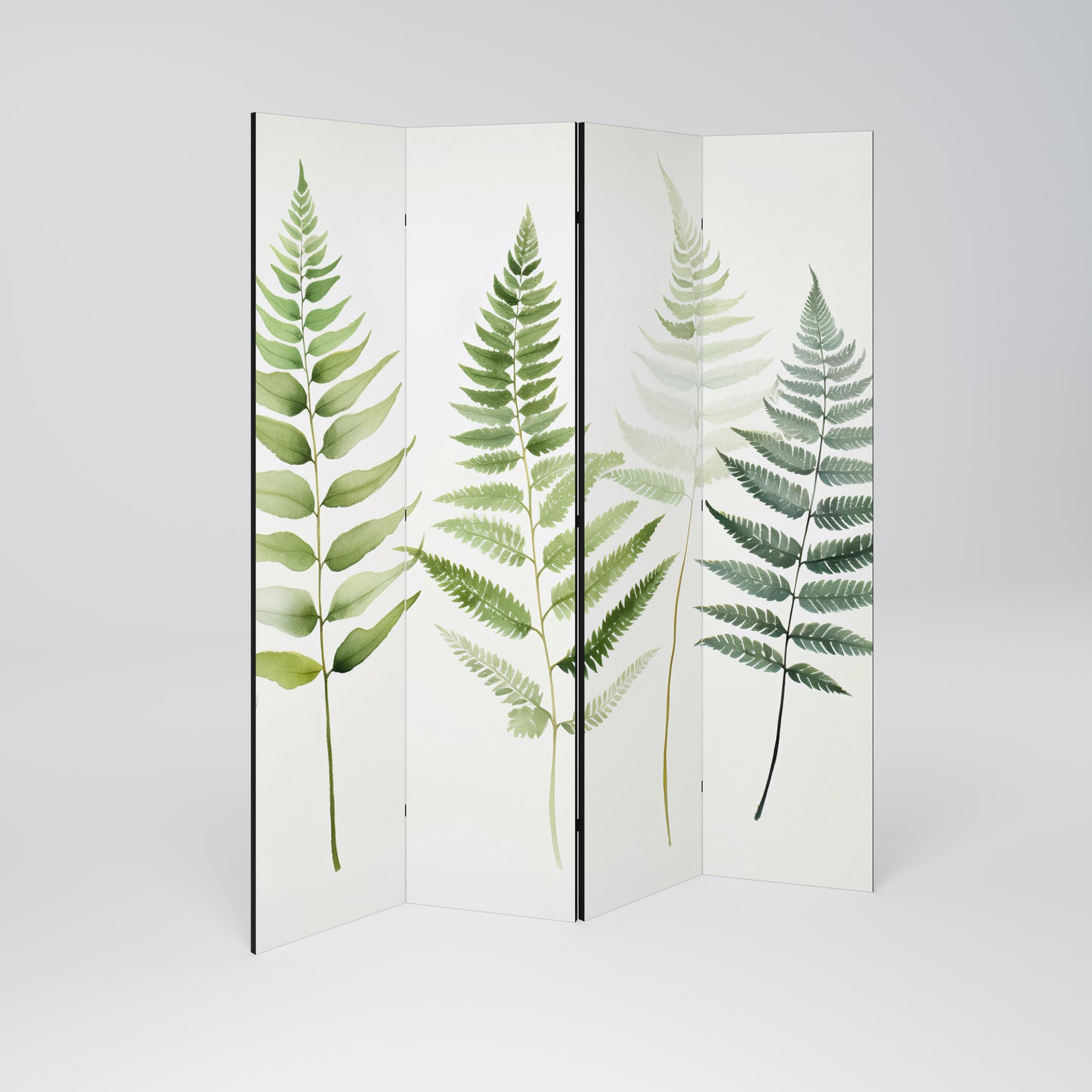 FERN MAJESTY - Divisorio decorativo per ambienti a 4 pannelli