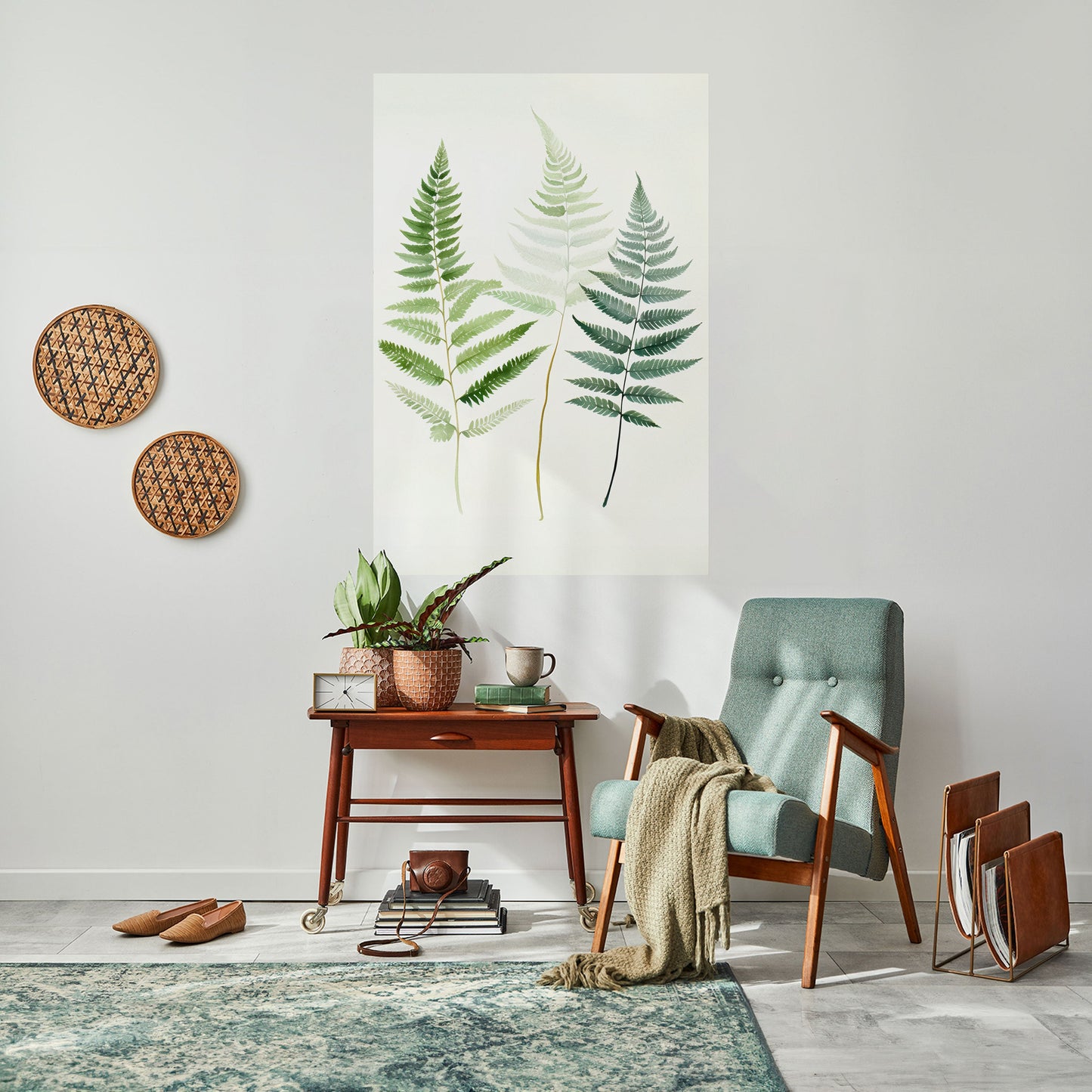 Poster verticale staccabile e attaccabile FERN MAJESTY
