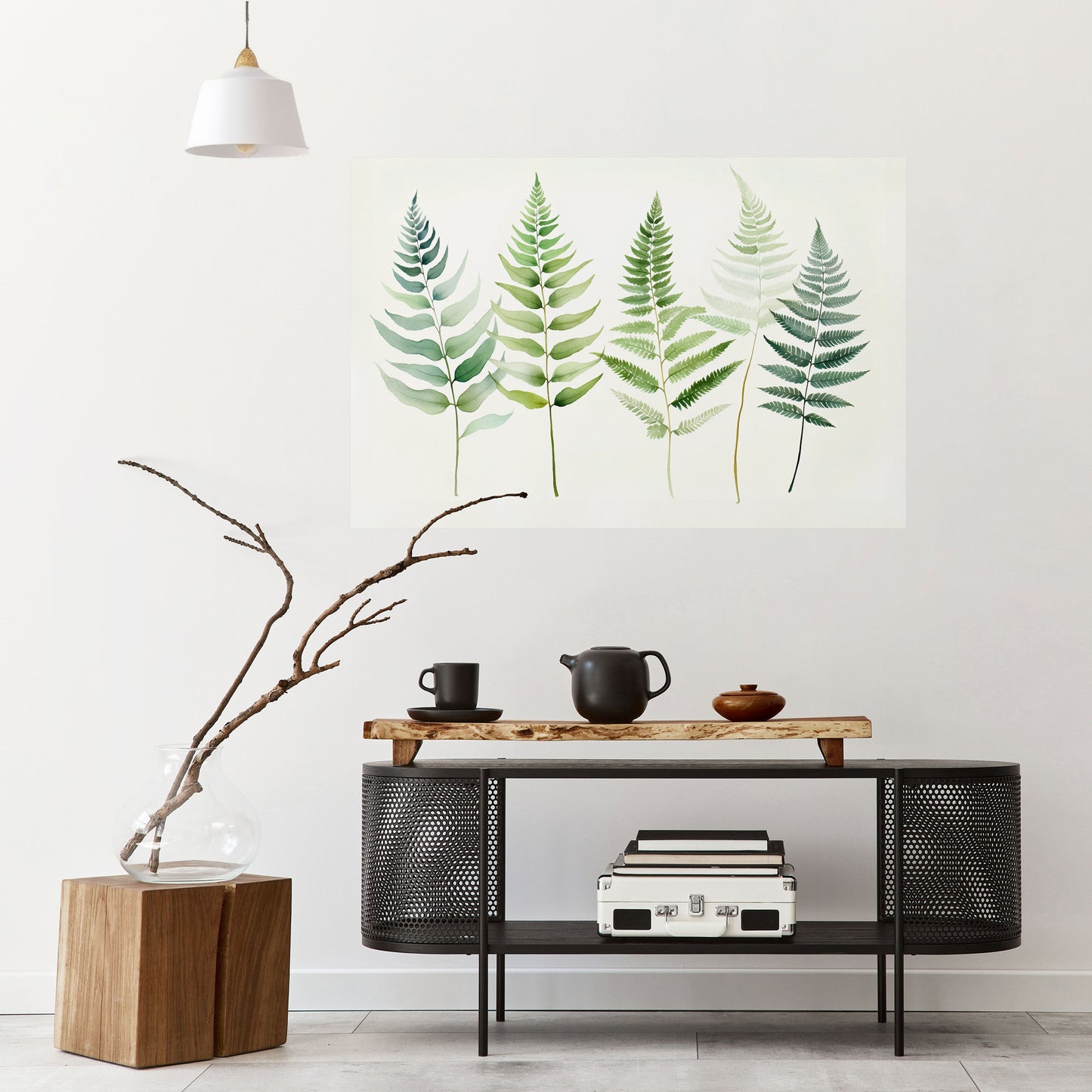 Poster orizzontale staccabile e attaccabile FERN MAJESTY