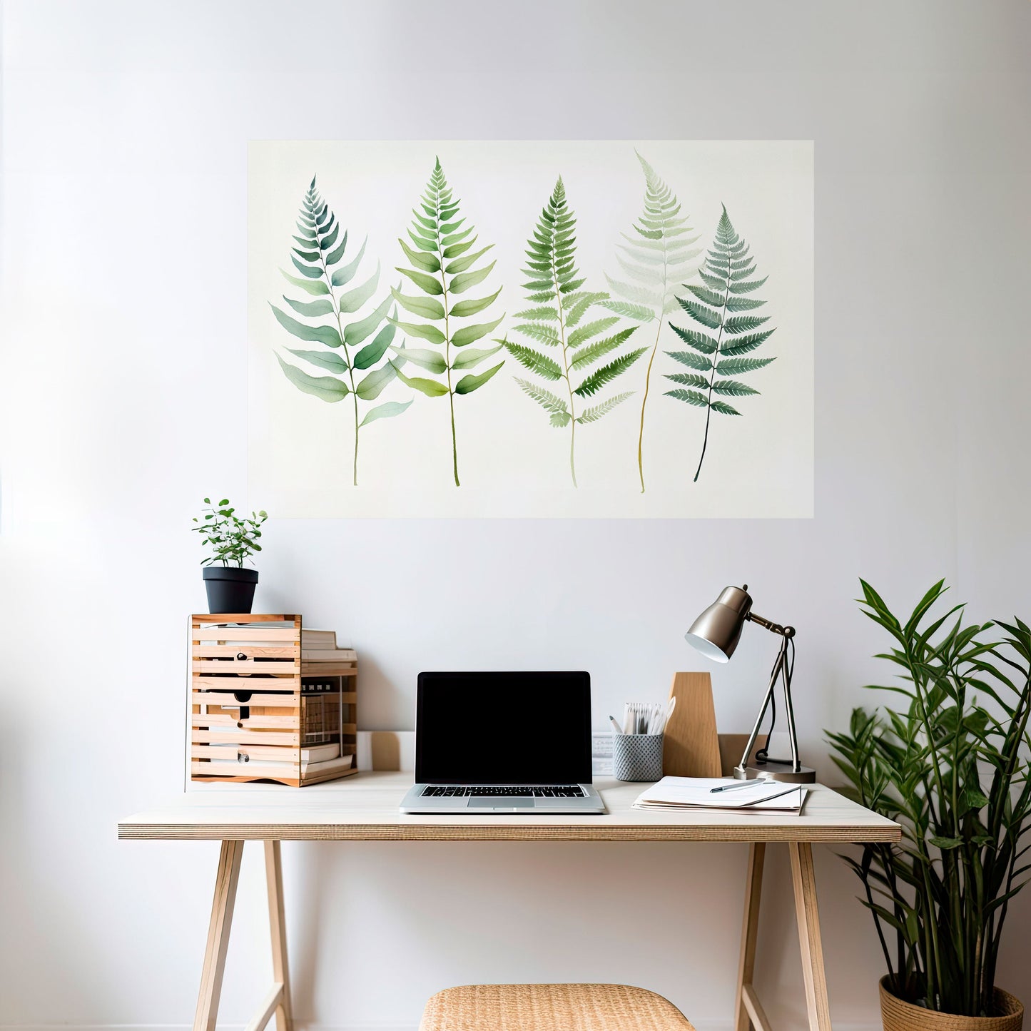 Poster orizzontale staccabile e attaccabile FERN MAJESTY