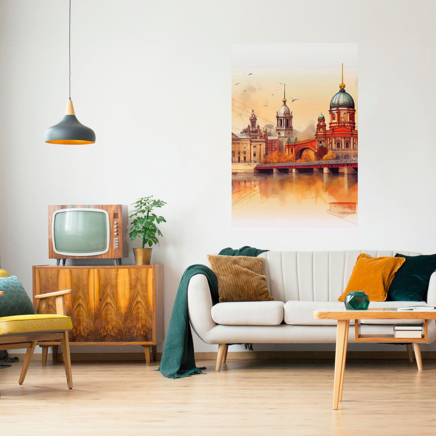 Poster verticale staccabile e attaccabile BERLIN SPIRIT