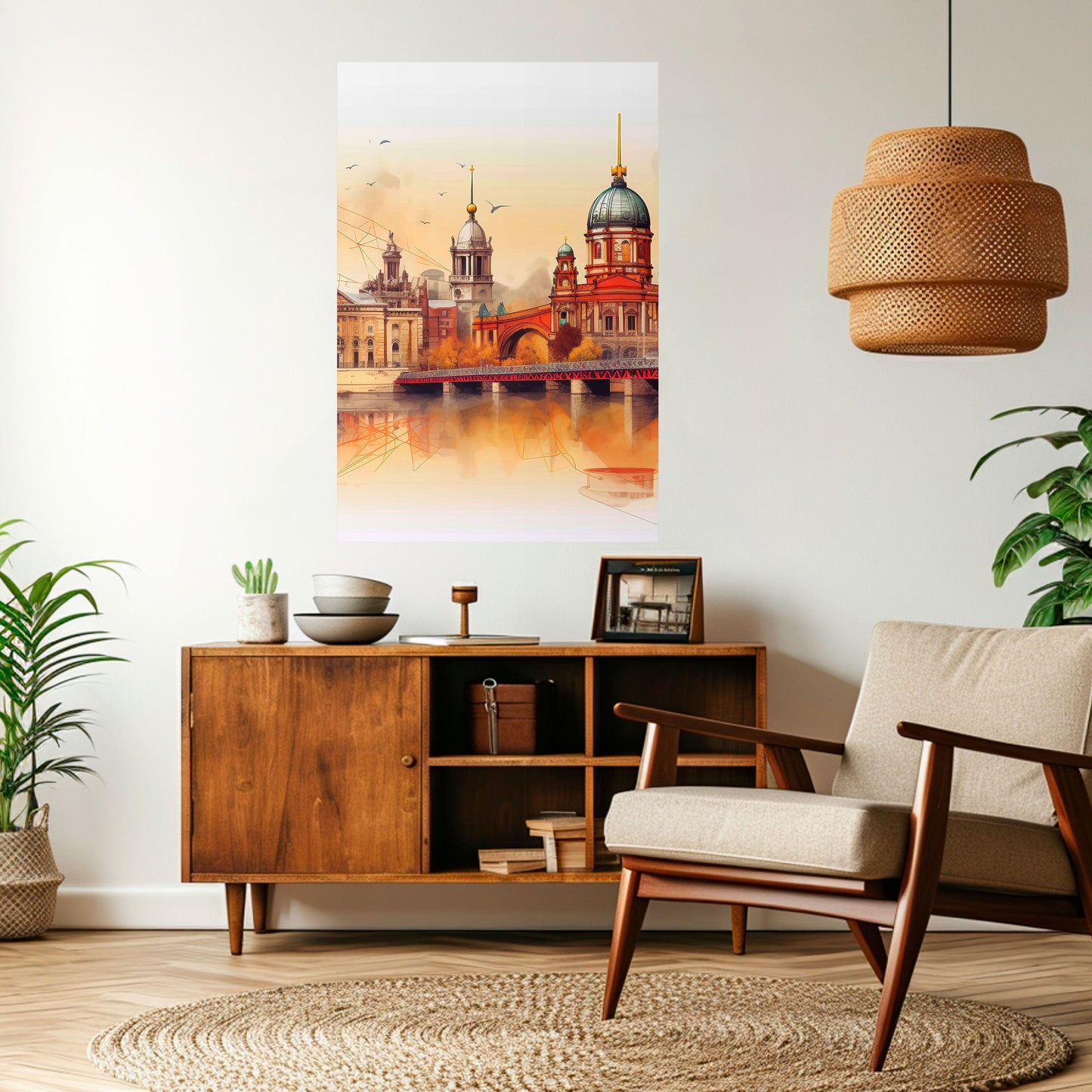 Poster verticale staccabile e attaccabile BERLIN SPIRIT