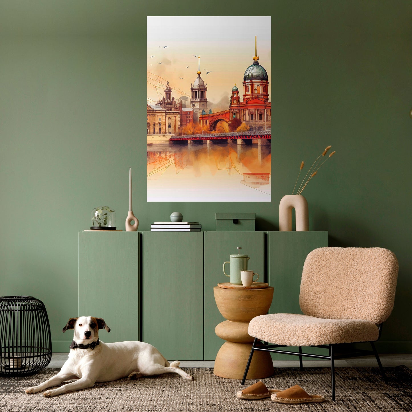 Poster verticale staccabile e attaccabile BERLIN SPIRIT