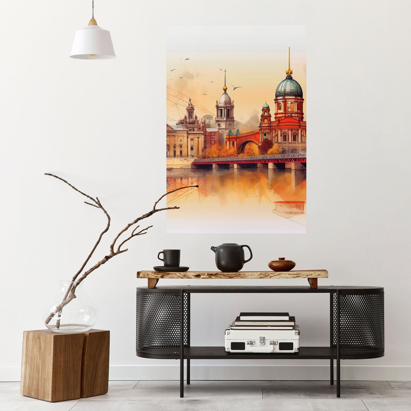 Poster verticale staccabile e attaccabile BERLIN SPIRIT