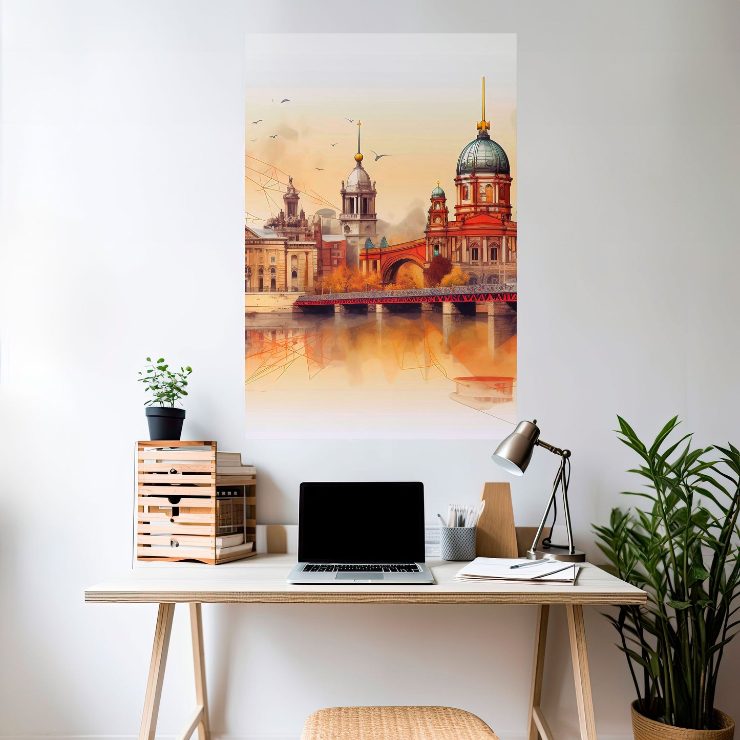 Poster verticale staccabile e attaccabile BERLIN SPIRIT
