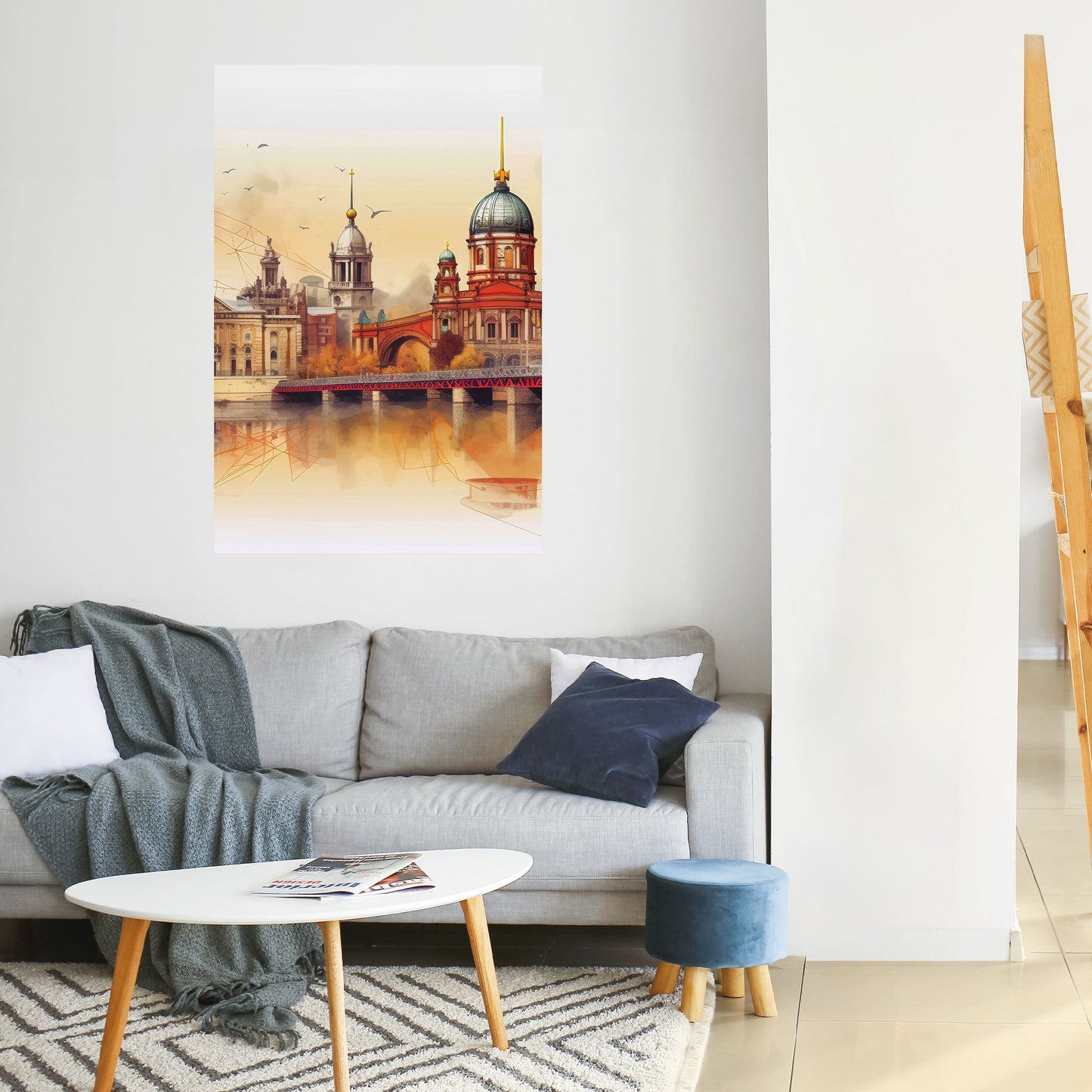 Poster verticale staccabile e attaccabile BERLIN SPIRIT