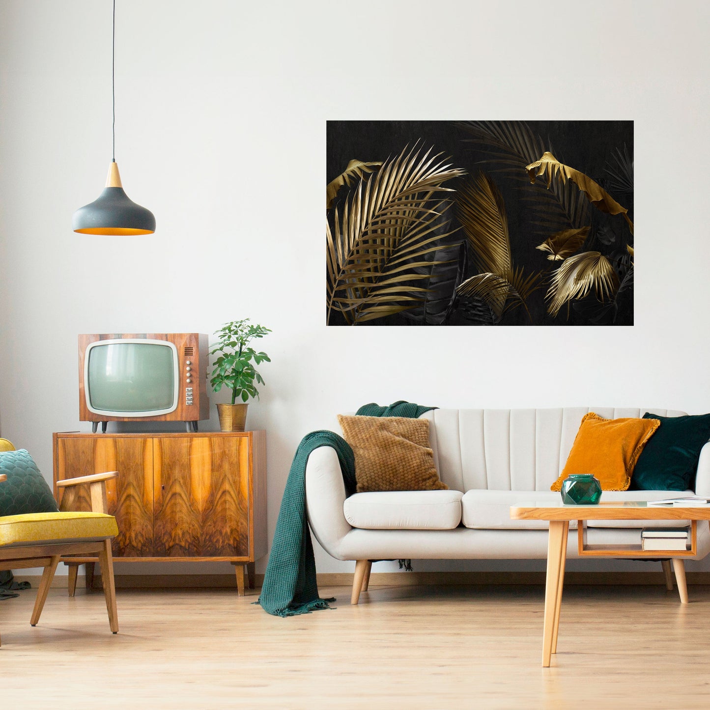 ELEGANZA NELL'OSCURITÀ Poster orizzontale staccabile e attaccabile
