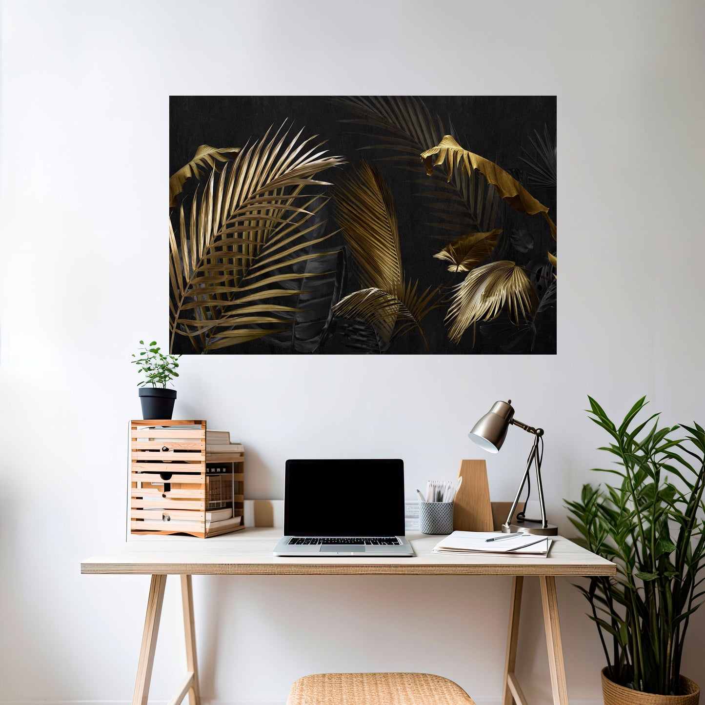ELEGANZA NELL'OSCURITÀ Poster orizzontale staccabile e attaccabile
