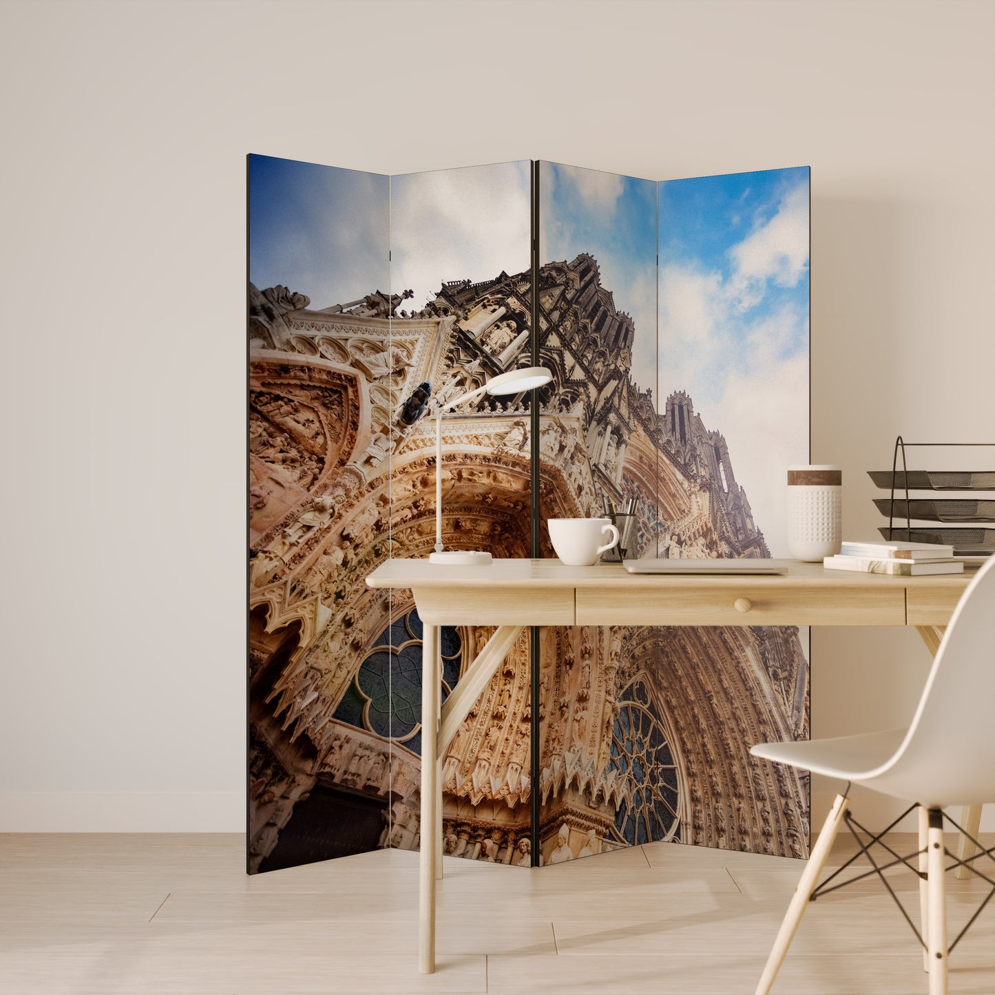 ANGOLI MISTICHI RIVELABILI Divisorio decorativo per ambienti a 4 pannelli