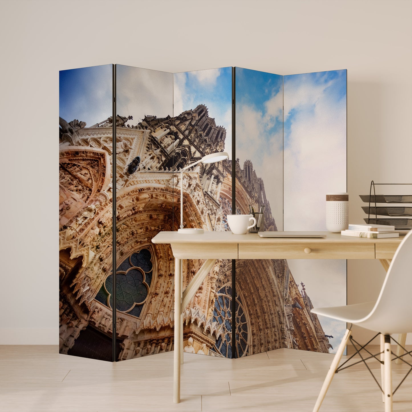 ANGOLI MISTICHI REVEALED Divisorio decorativo per ambienti a 5 pannelli