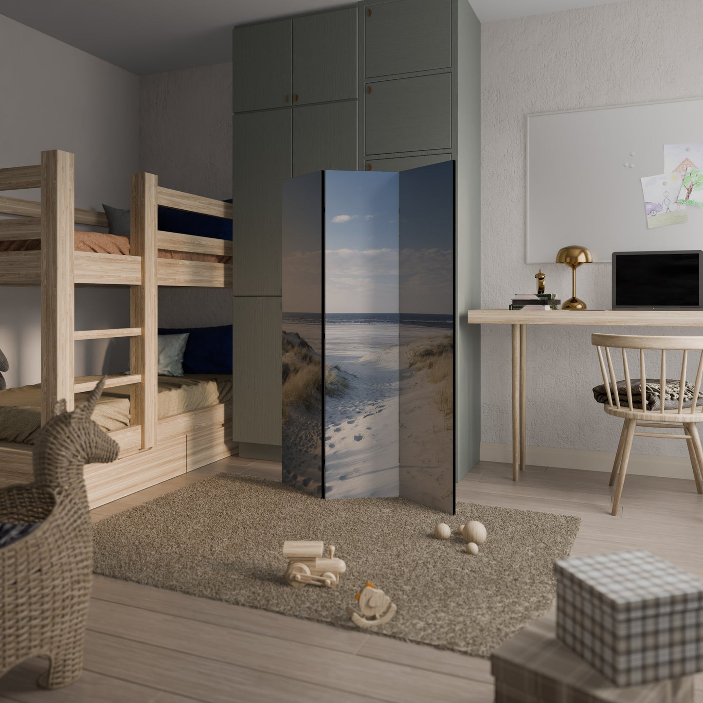 PARETE PARETE DECORATIVA A 3 PANNELLI SEASIDE DREAMING