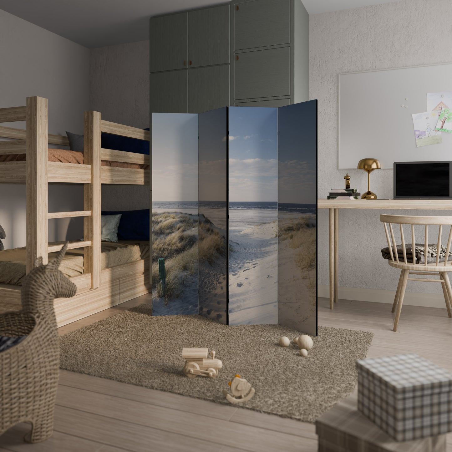 PARETE PARETE DECORATIVA A 4 PANNELLI SEASIDE DREAMING