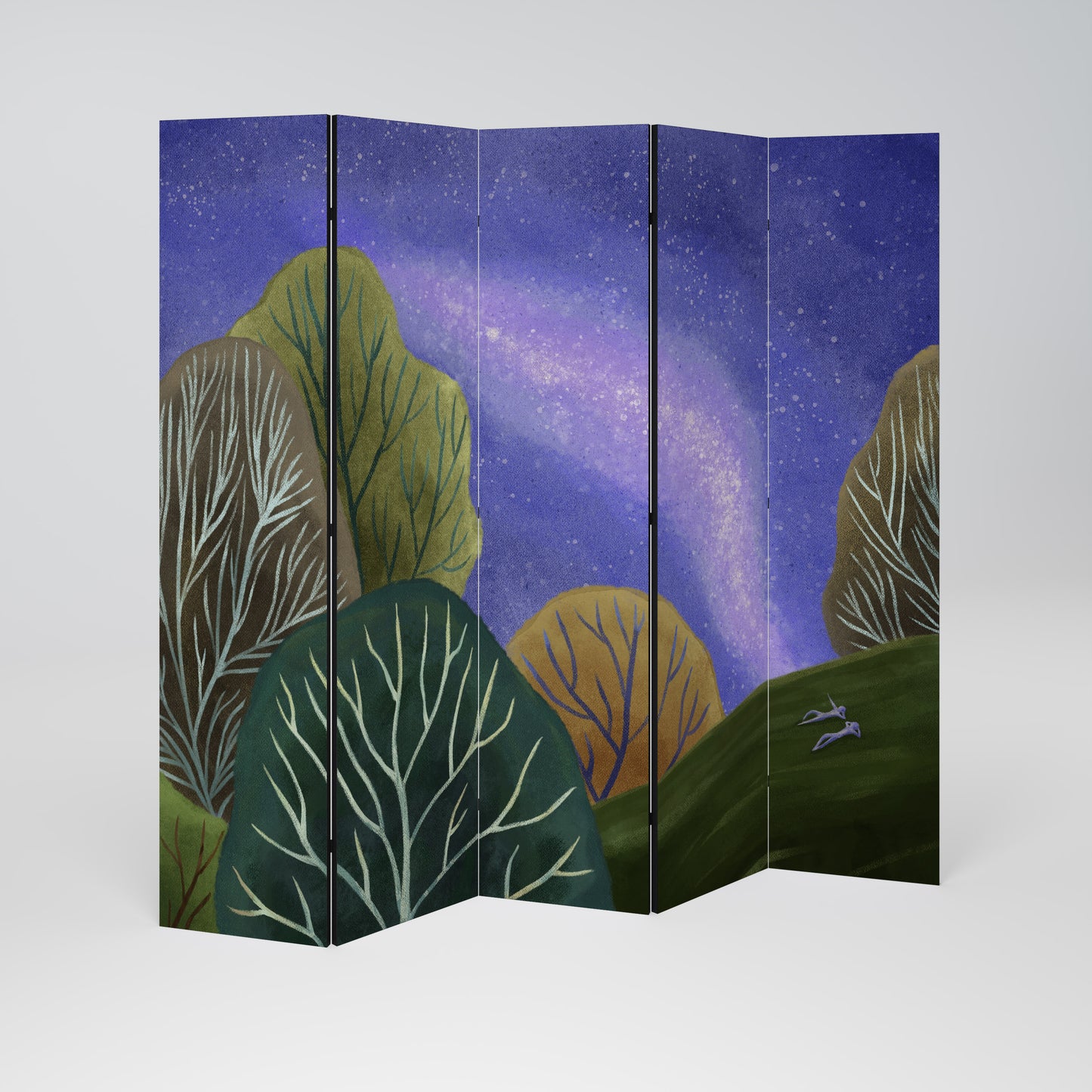STARLIT VIBE Divisorio decorativo per ambienti a 5 pannelli