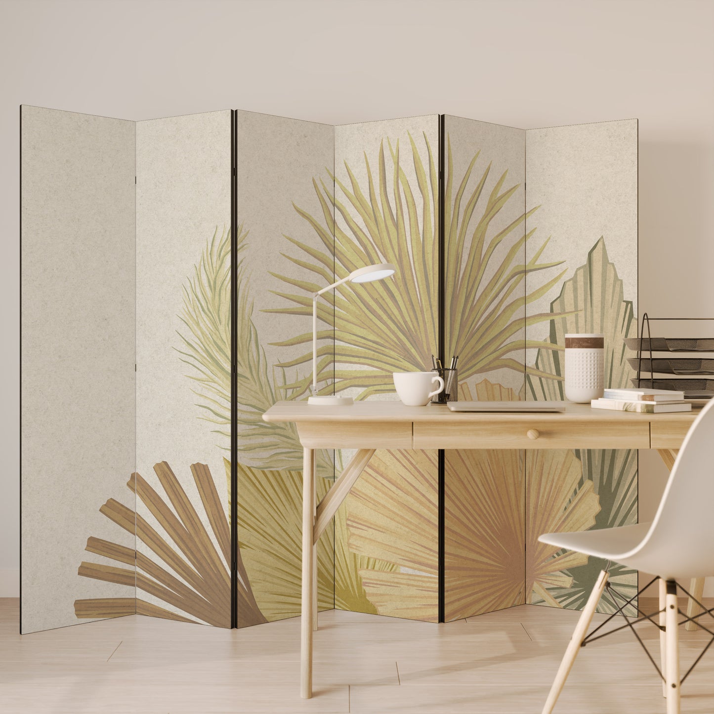 TROPICAL OUTBREAK Decorative 6-Panel Room Divider