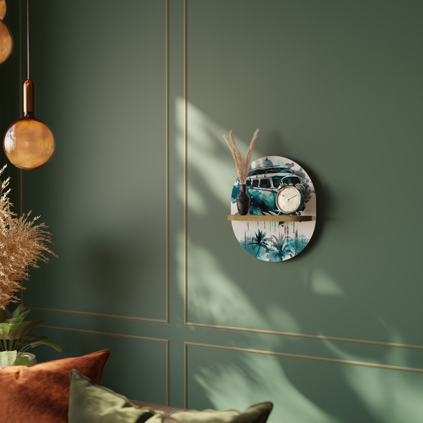 Mensola ovale CARAVELLE LEGEND in effetto rovere