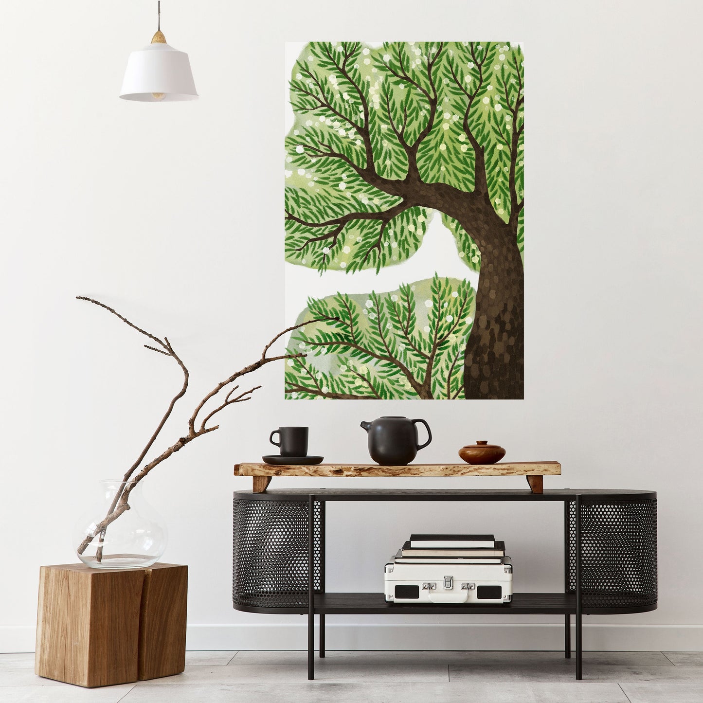 Poster verticale staccabile e attaccabile WILDERNESS DASH