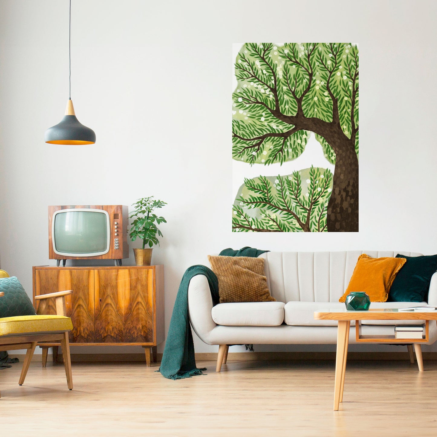 Poster verticale staccabile e attaccabile WILDERNESS DASH