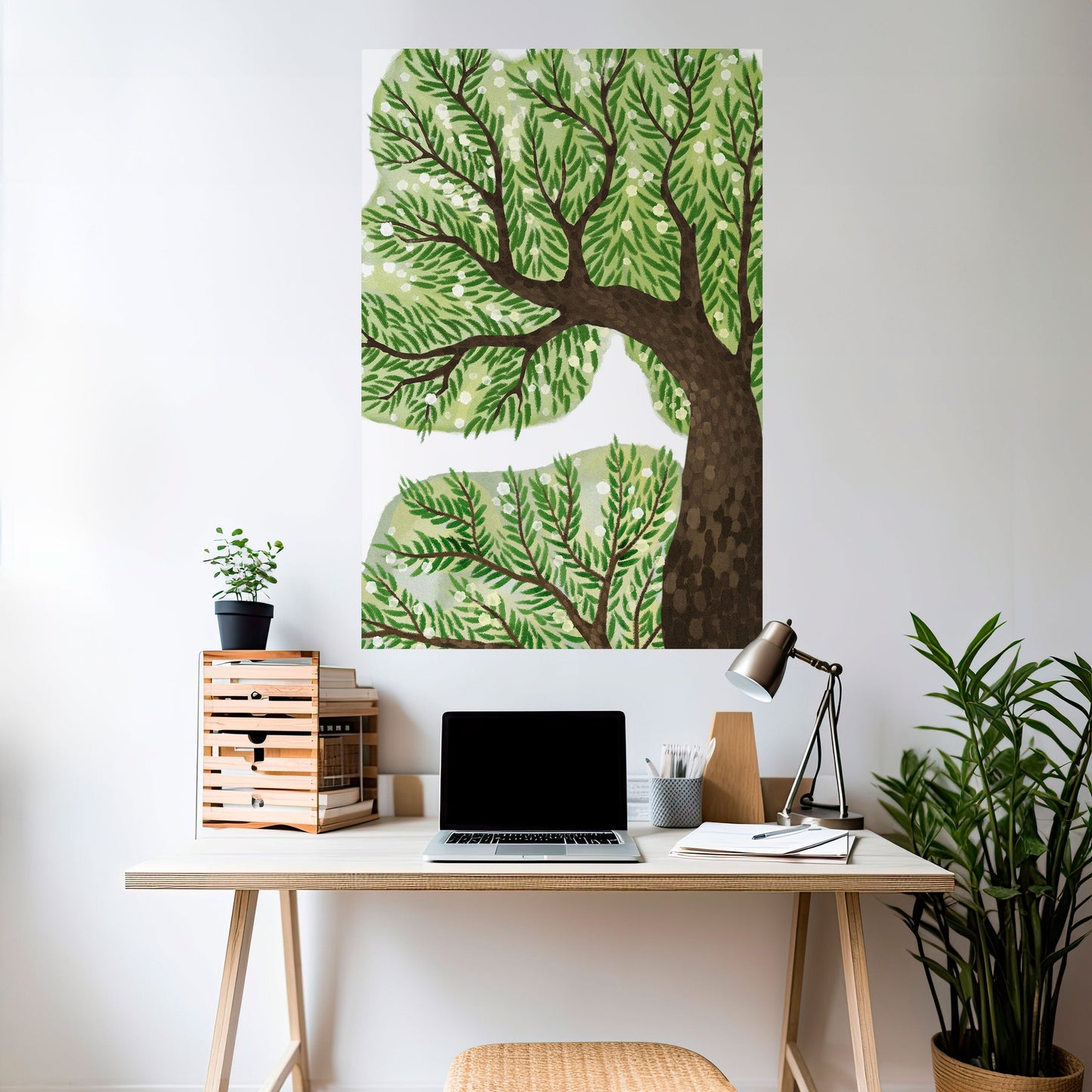 Poster verticale staccabile e attaccabile WILDERNESS DASH
