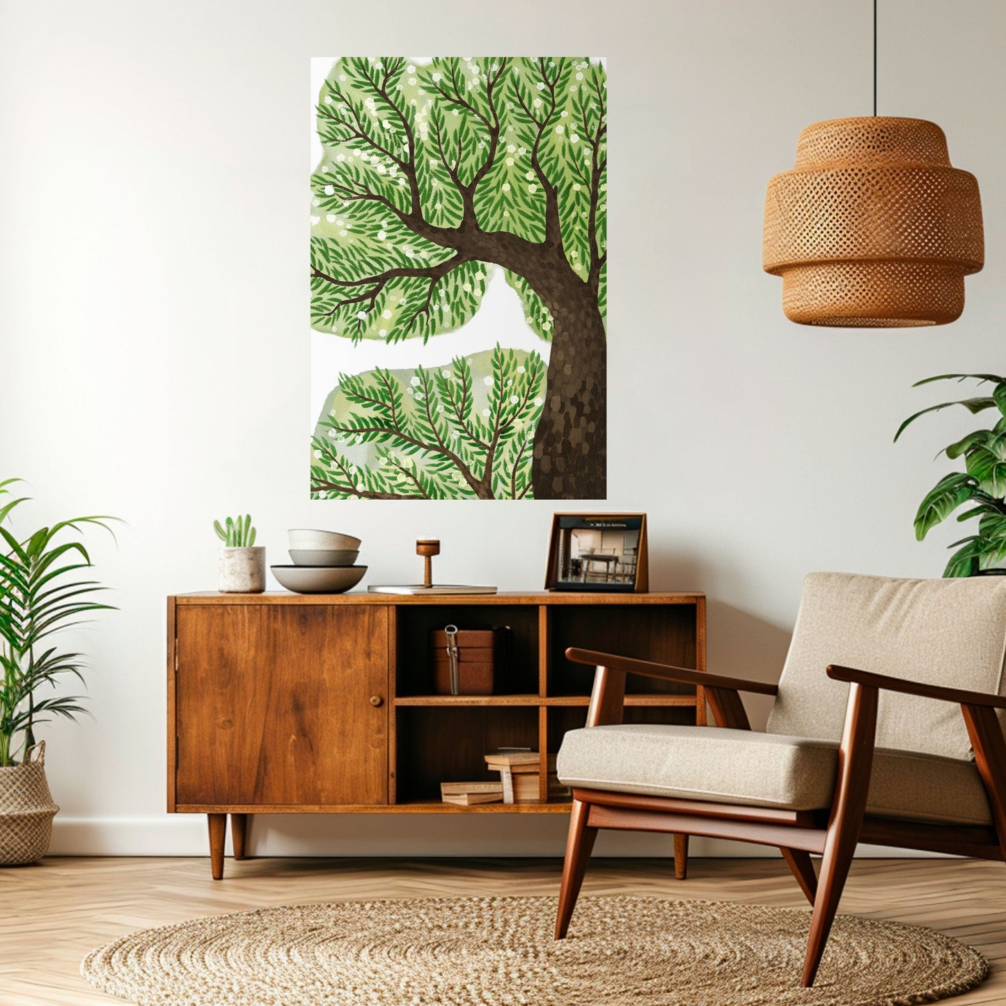 Poster verticale staccabile e attaccabile WILDERNESS DASH