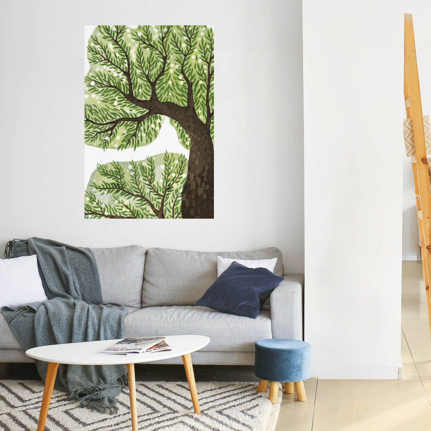 Poster verticale staccabile e attaccabile WILDERNESS DASH