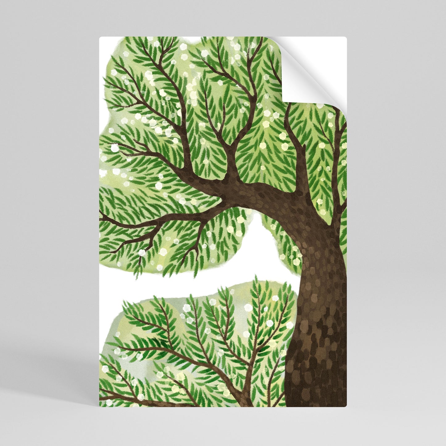 Poster verticale staccabile e attaccabile WILDERNESS DASH