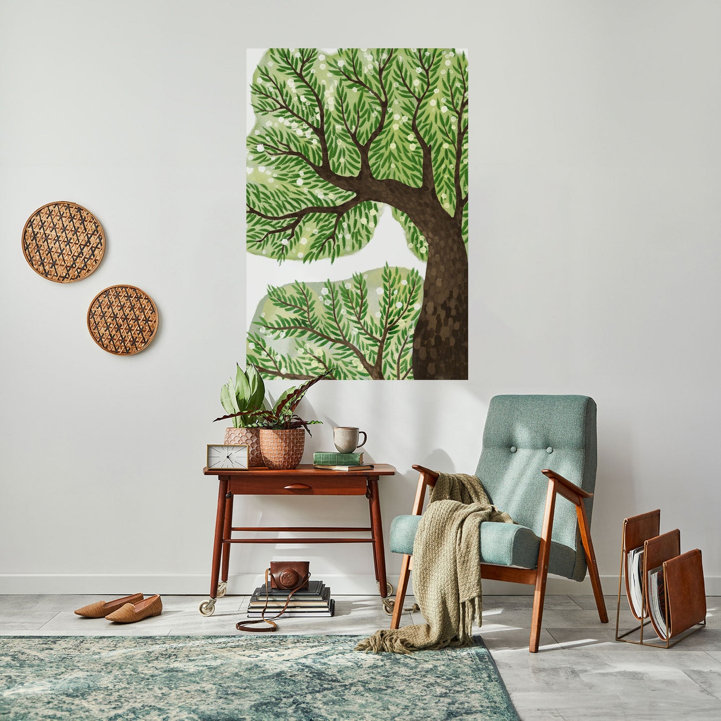 Poster verticale staccabile e attaccabile WILDERNESS DASH