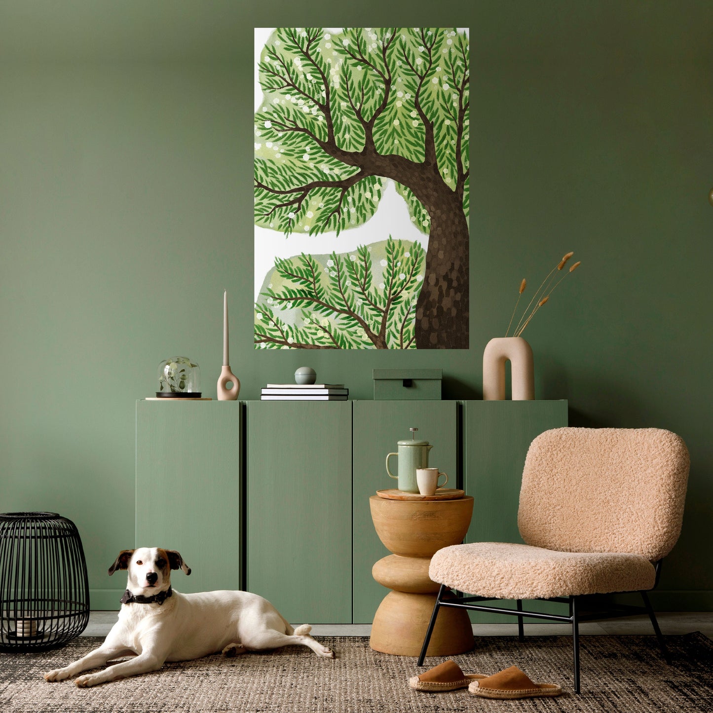 Poster verticale staccabile e attaccabile WILDERNESS DASH
