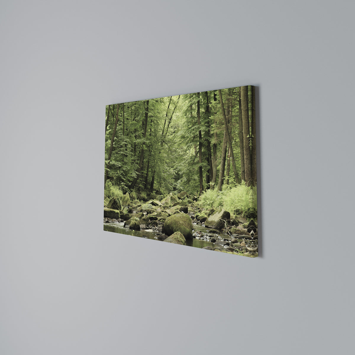 TRANQUIL STONES AND STREAMS Stampa su tela orizzontale