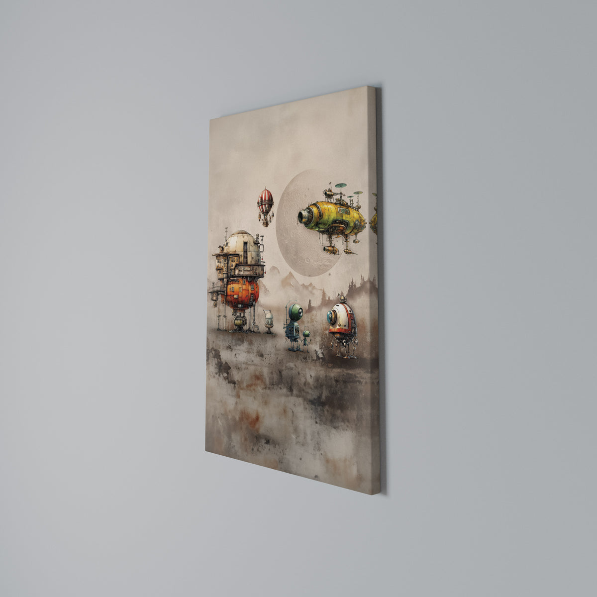 MACHINARIUM MACHINES Stampa su tela verticale