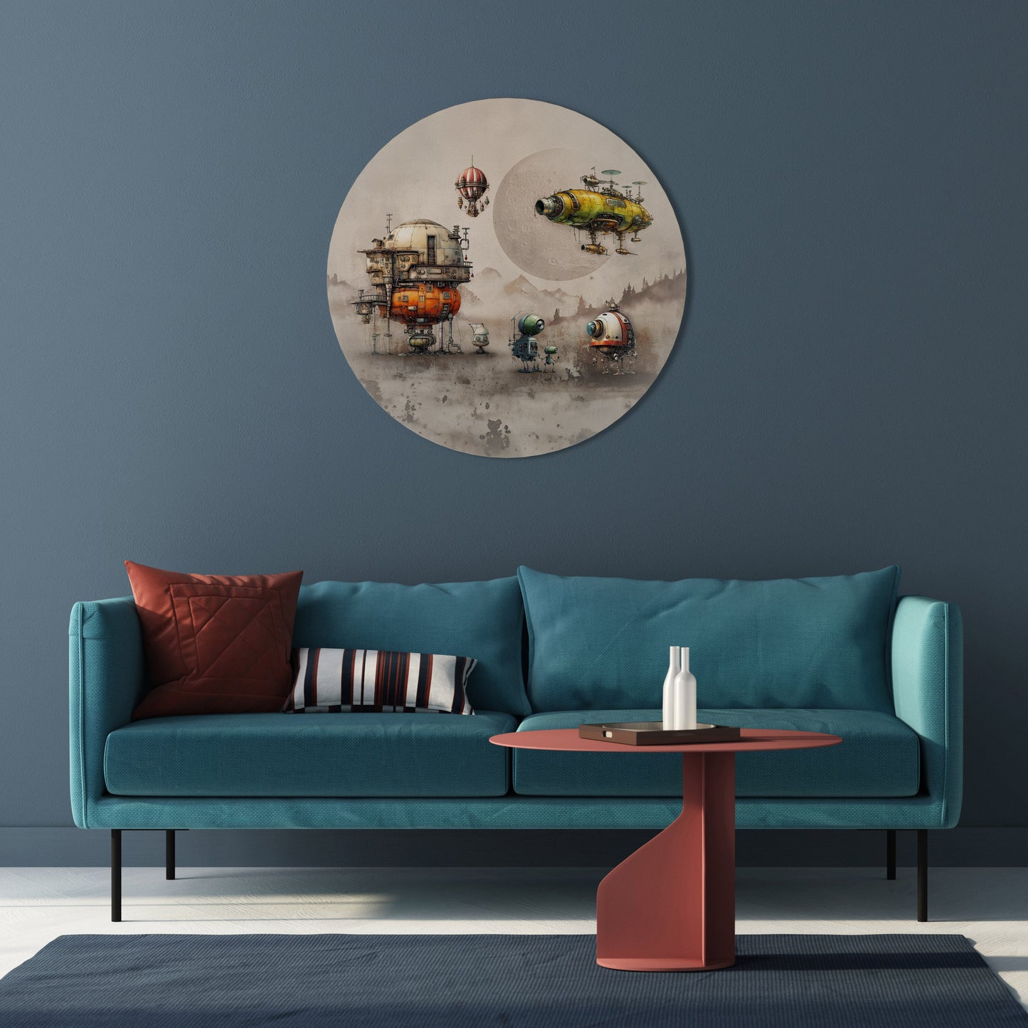 MACHINARIUM MACHINES Round Wall Art