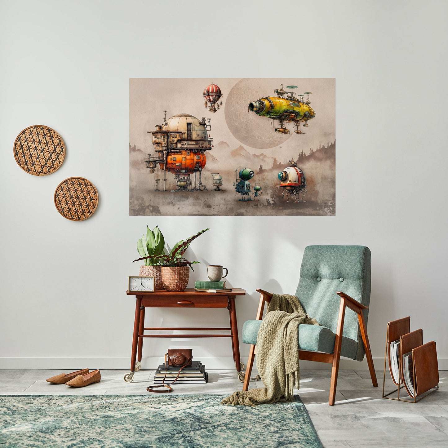MACHINARIUM MACHINES Poster orizzontale staccabile e attaccabile