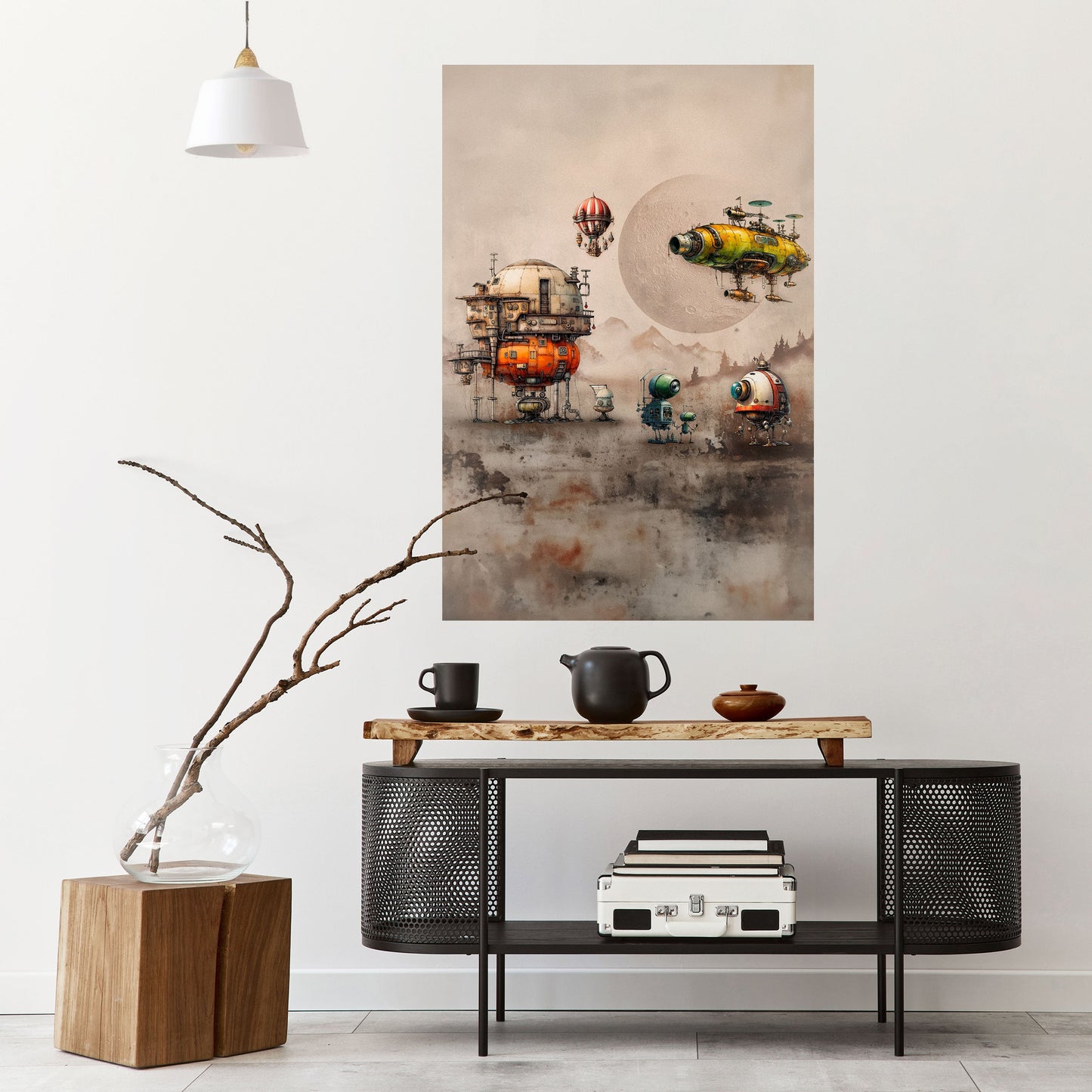 MACHINARIUM MACHINES Poster verticale staccabile e attaccabile