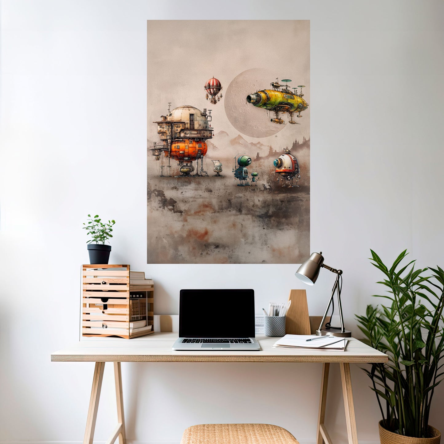 MACHINARIUM MACHINES Poster verticale staccabile e attaccabile
